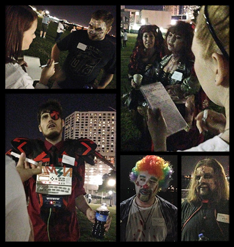 zombies all over the place