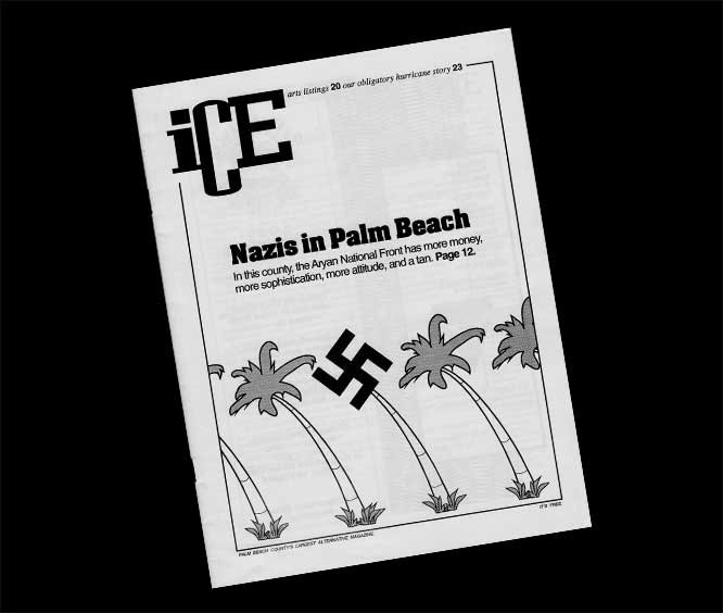 Ice Magazine cover featuring Nazis in Palm Beach