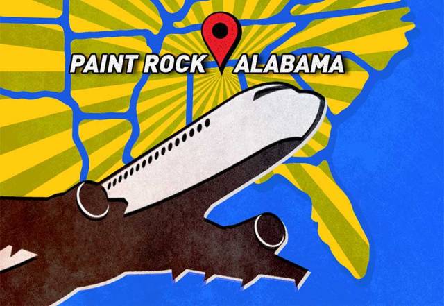 Paint Rock in northeast Alabama